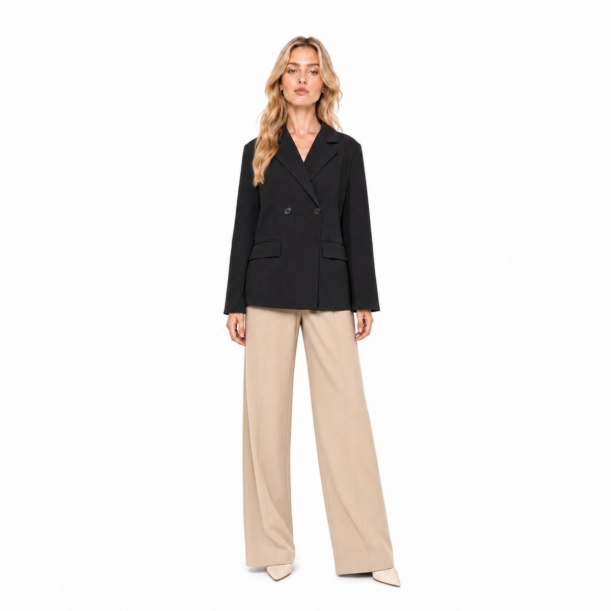 Giacca Donna Sfiancata Nero MANILA GRACE G007VU ME001