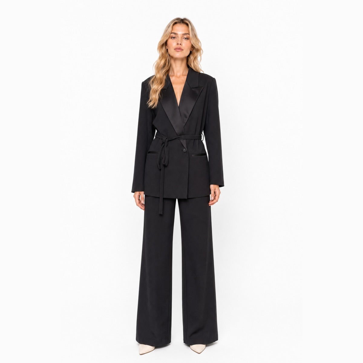 Giacca Donna Manila Grace G043PU ME001 - Giacca Smoking Over in Nero
