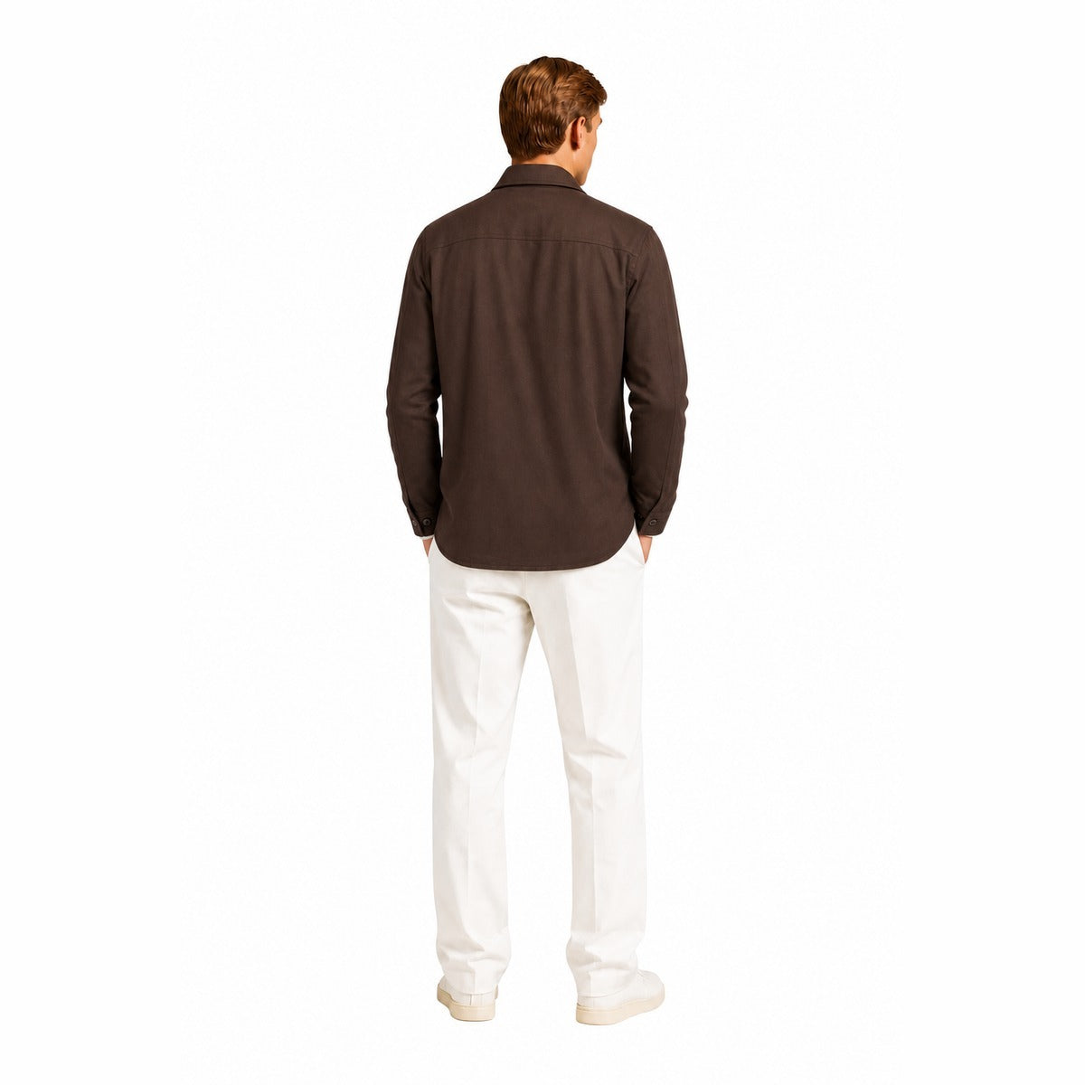 Giacca Uomo HAMAKI HO GBI1666H MORO - Overshirt in Colore Moro