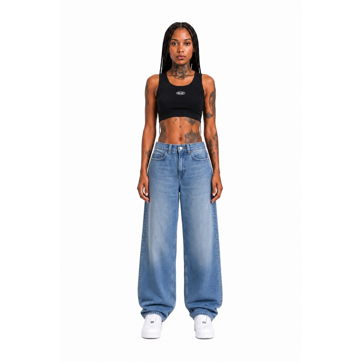 Jeans Donna CARHARTT WIP I030497 010T W' jane pant 'fairfield' de Blu