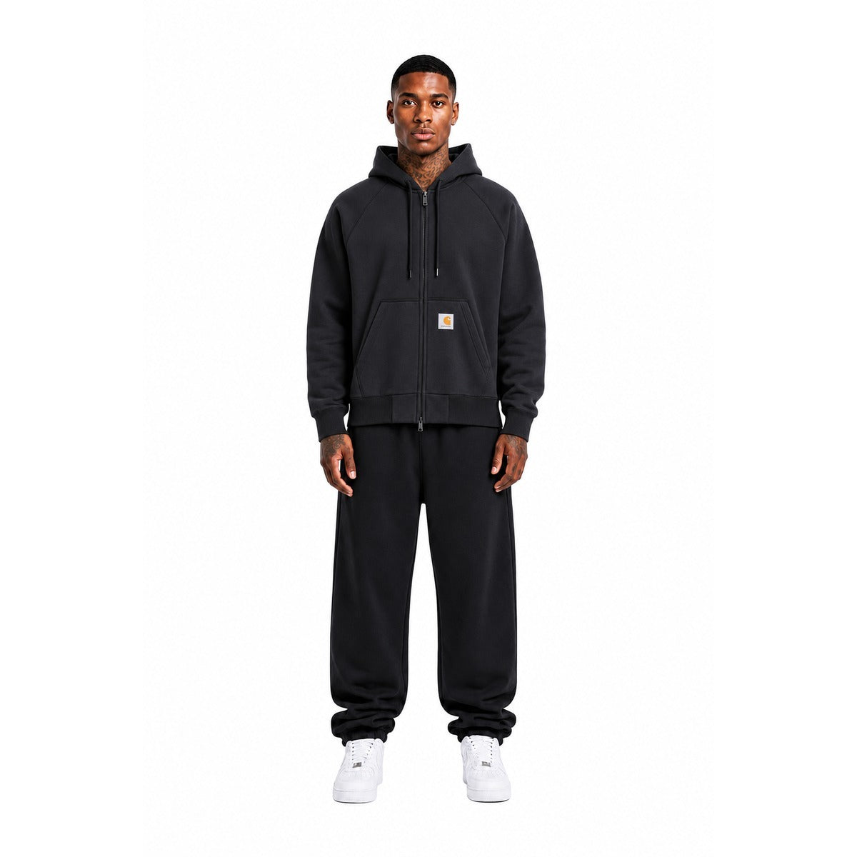 Giubbotto CARHARTT WIP Uomo I032935 89XX Car-Lux con Cappuccio in Poliestere - Nero