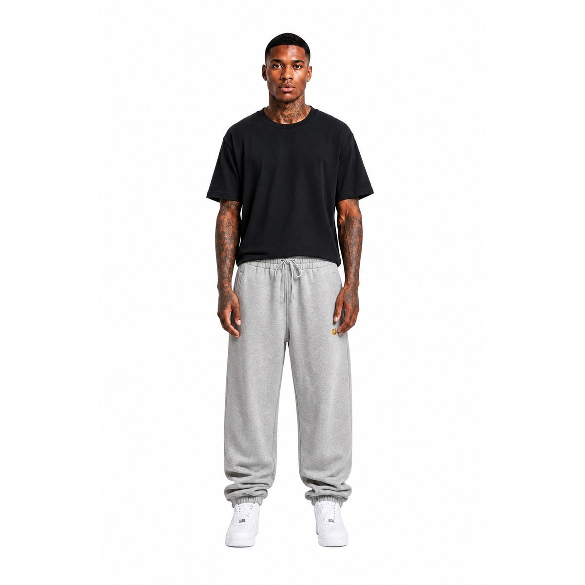 Pantalone CARHARTT WIP Uomo I037458 00MXX Chase sweat pant cotton/polyes Grey