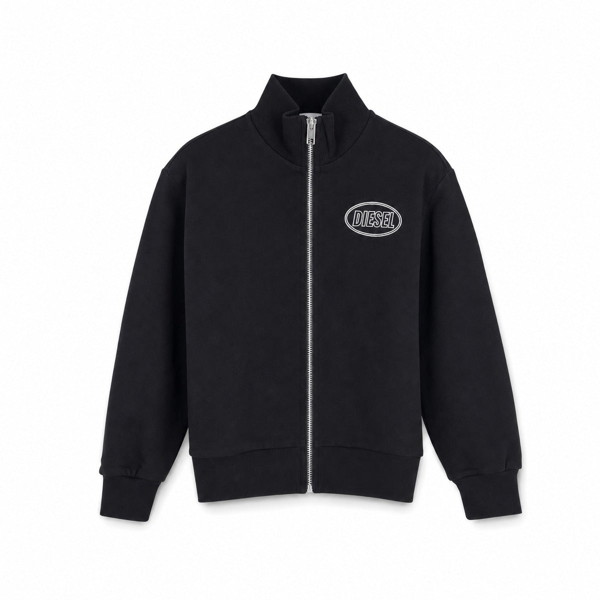 Felpa Bambino DIESEL J02613 0GEAD K900 Scirclezip Over Nero