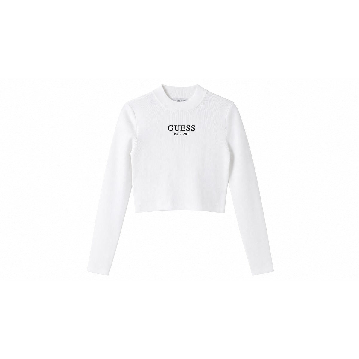 Maglia Bambina GUESS J4YI49 KBZP4 G011 Stretch rib ls tshirt White