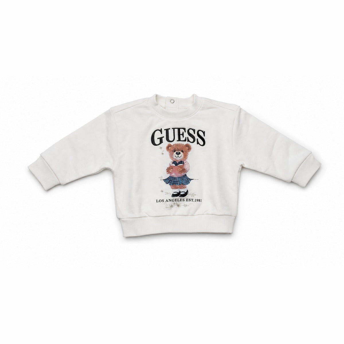 Maglia Bambina GUESS K6YQ05 K4422 G012 Ls active top Cream