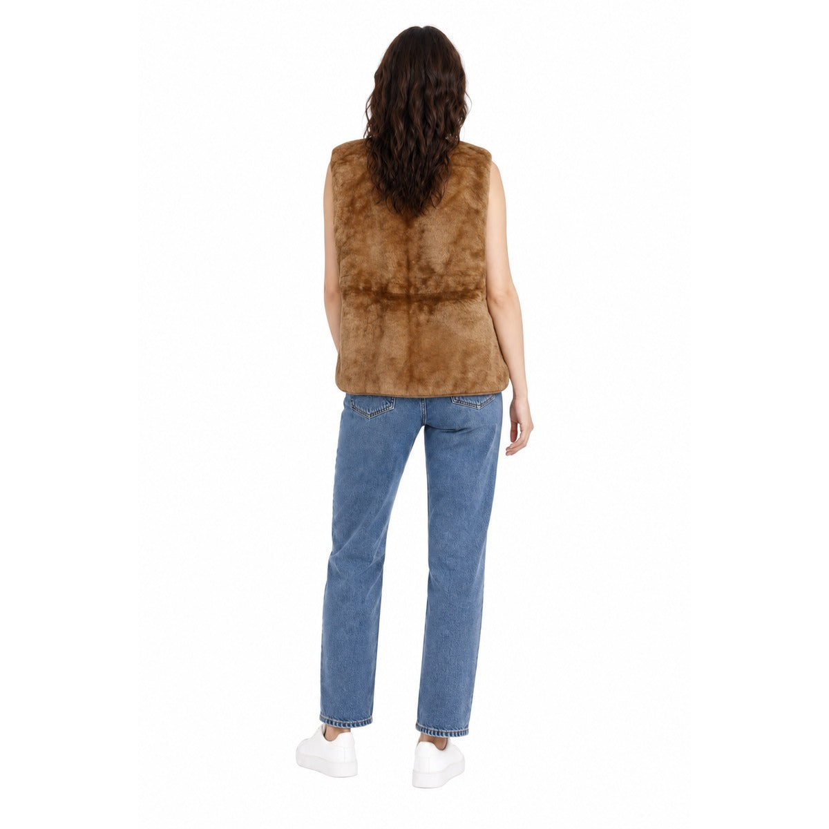 Gilet da Donna BARBOUR Karin in Pelliccia Sintetica - Marrone