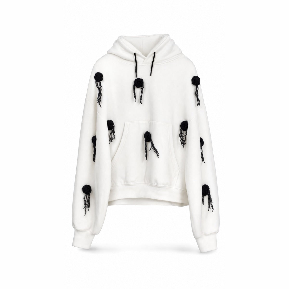 Felpa con Cappuccio per Bambina MANILA GRACE M3674WW26 MA428 in Colore Latte