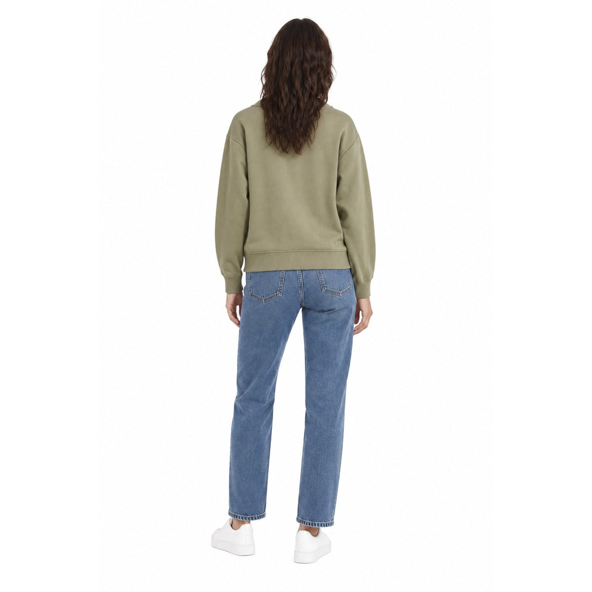 Felpa Unisex MM6 MAISON MARGIELA M61116 MM02X M6516 Mm6s140u Salvia