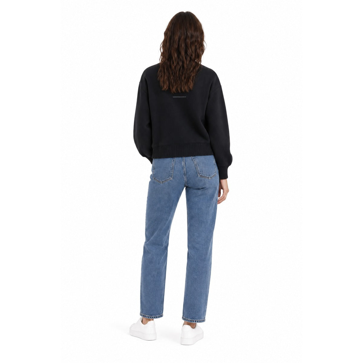 Felpa Unisex MM6 MAISON MARGIELA M61160 MM04H M6900 Mm6s148u Nero