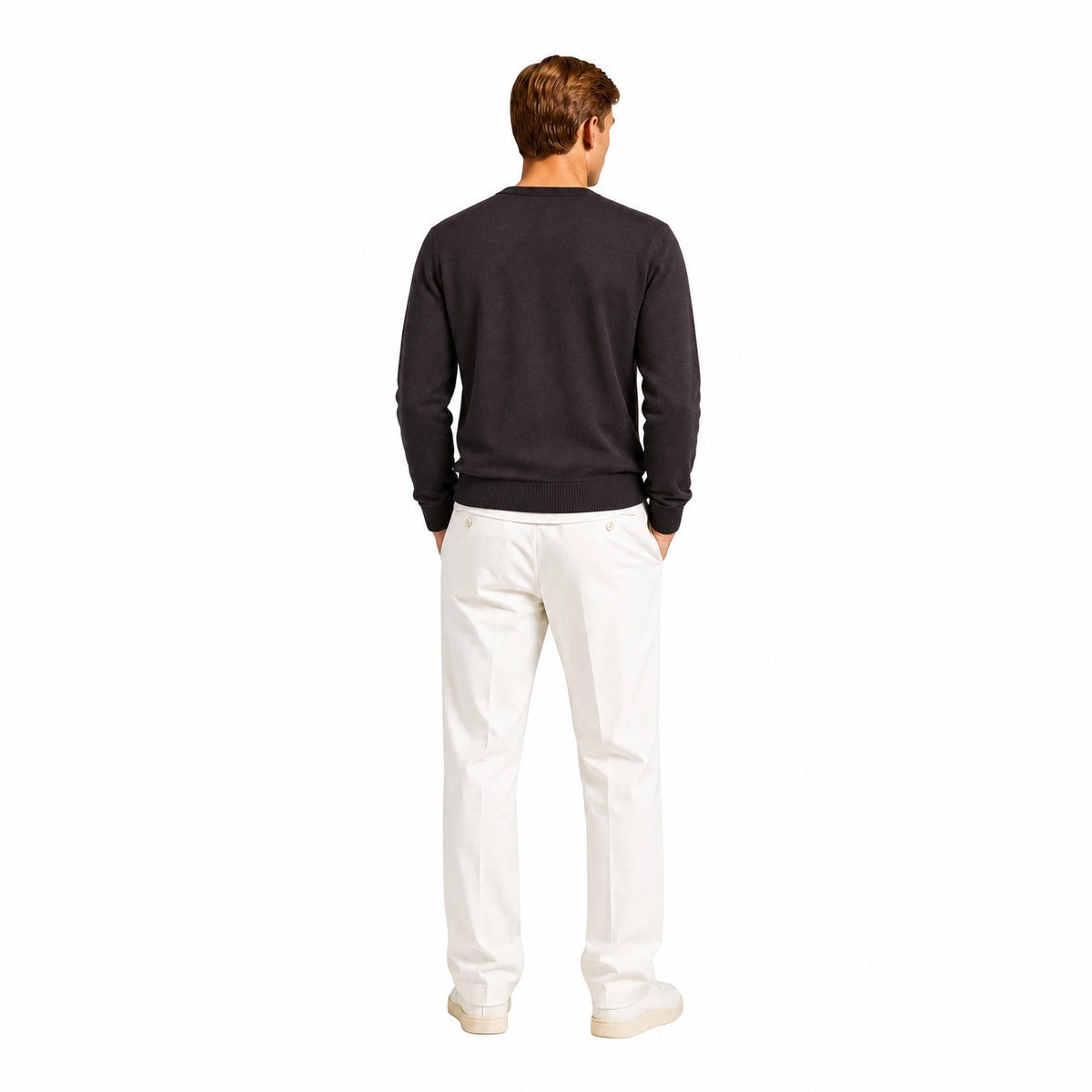 Maglia Uomo TAGLIATORE MARLEYGSI26 195 1348 in Colore Moro