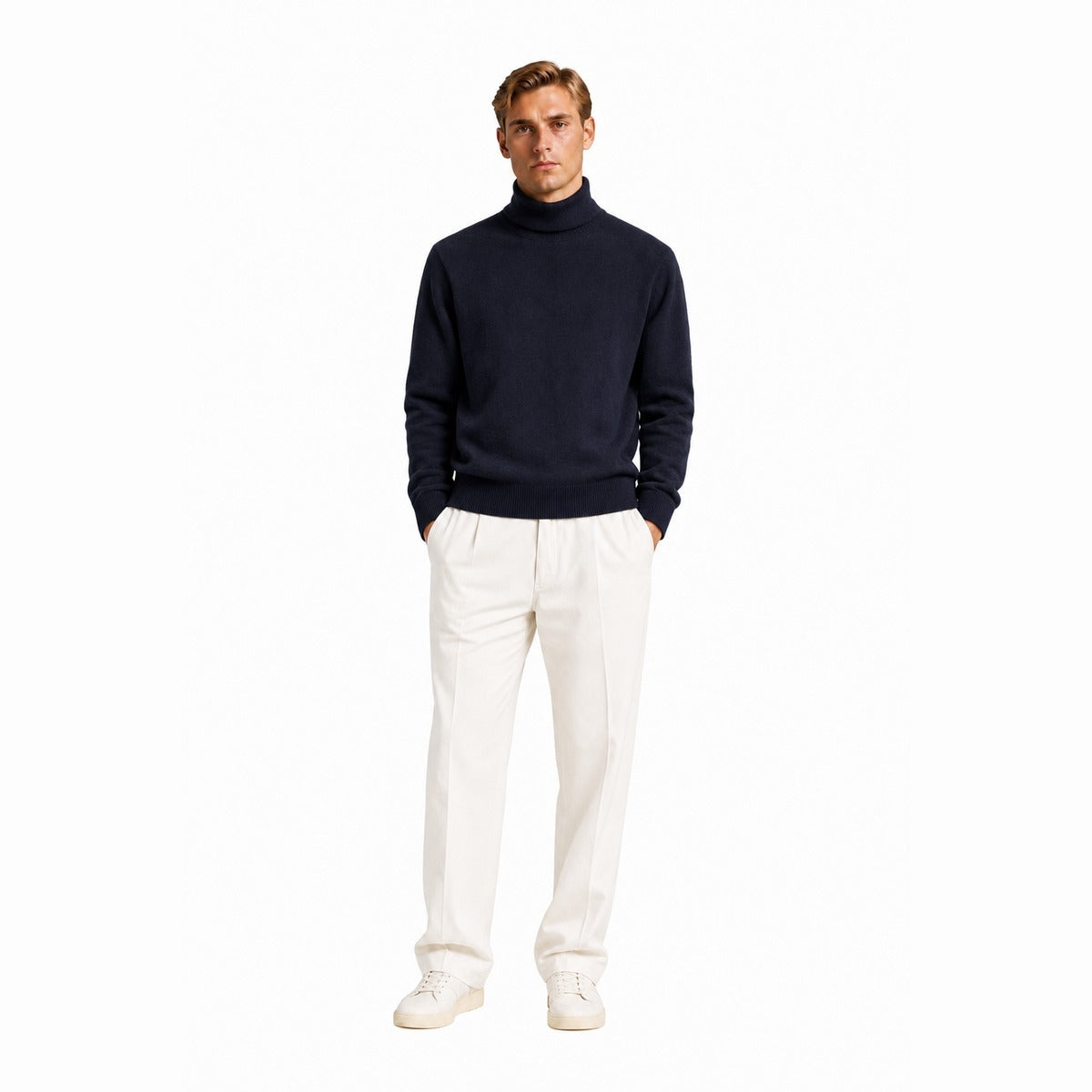 Maglia Uomo Dolcevita Blu CRUISE MI3235H