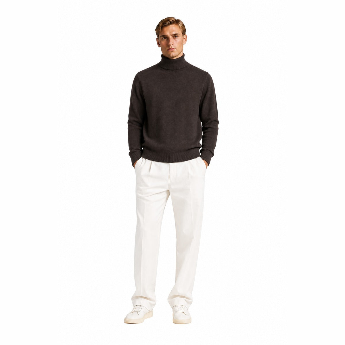 Maglia Uomo CRUISE MI3235H Dolcevita in Colore Moro