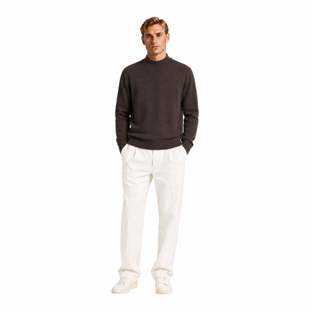 Maglia Uomo CRUISE MI3236H MORO Lupetto in Colore Moro