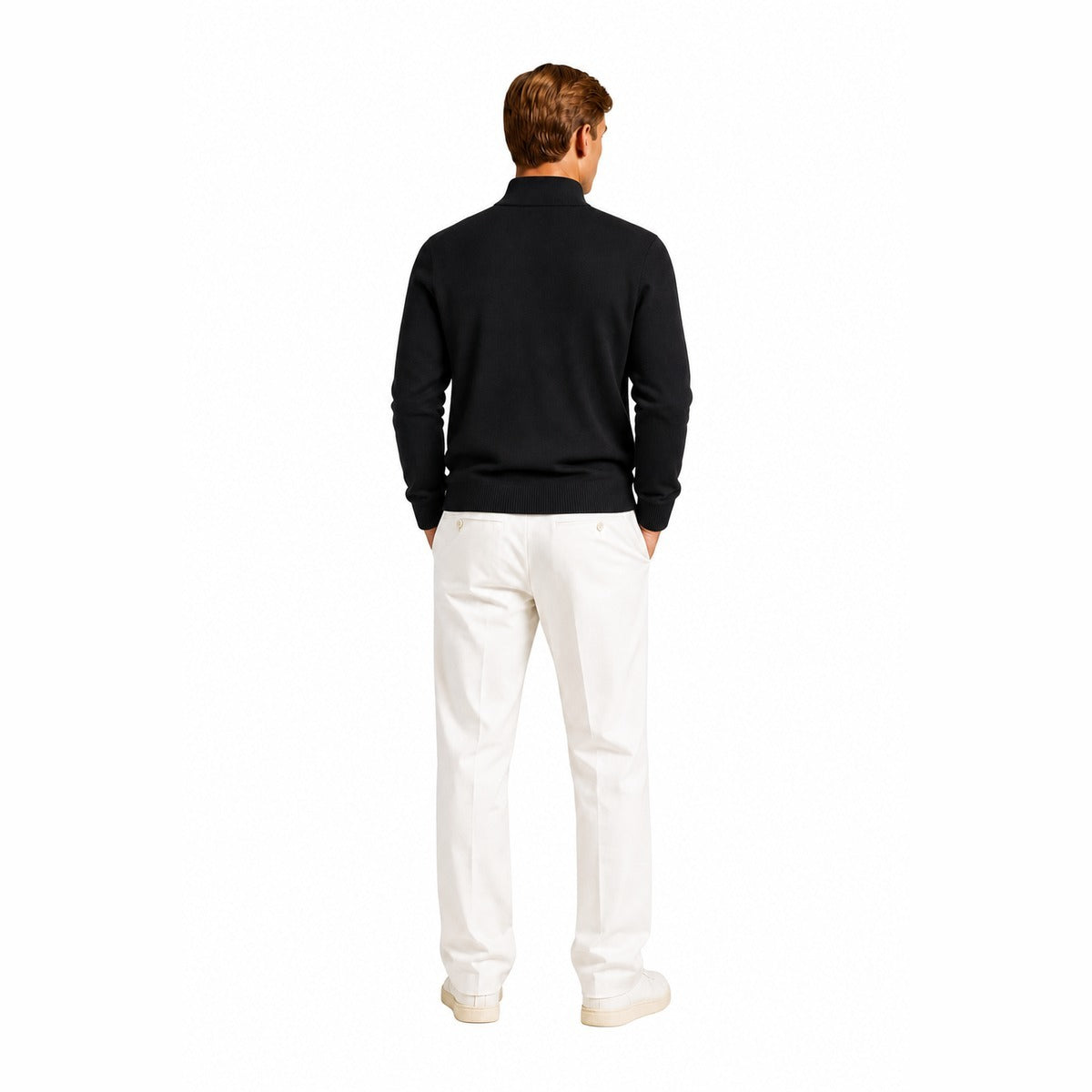 Maglia Uomo CRUISE MI3237H NERO con Lupetto e Zip