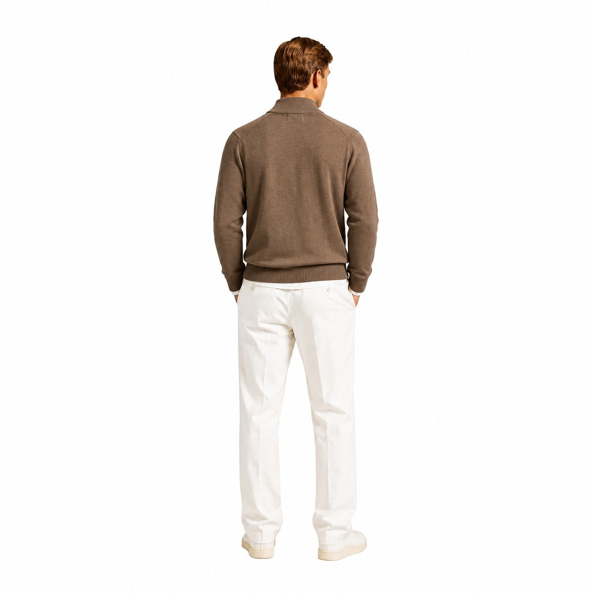 Maglia Uomo CRUISE MI3238H CAMMELLO Lupetto zip Cammello