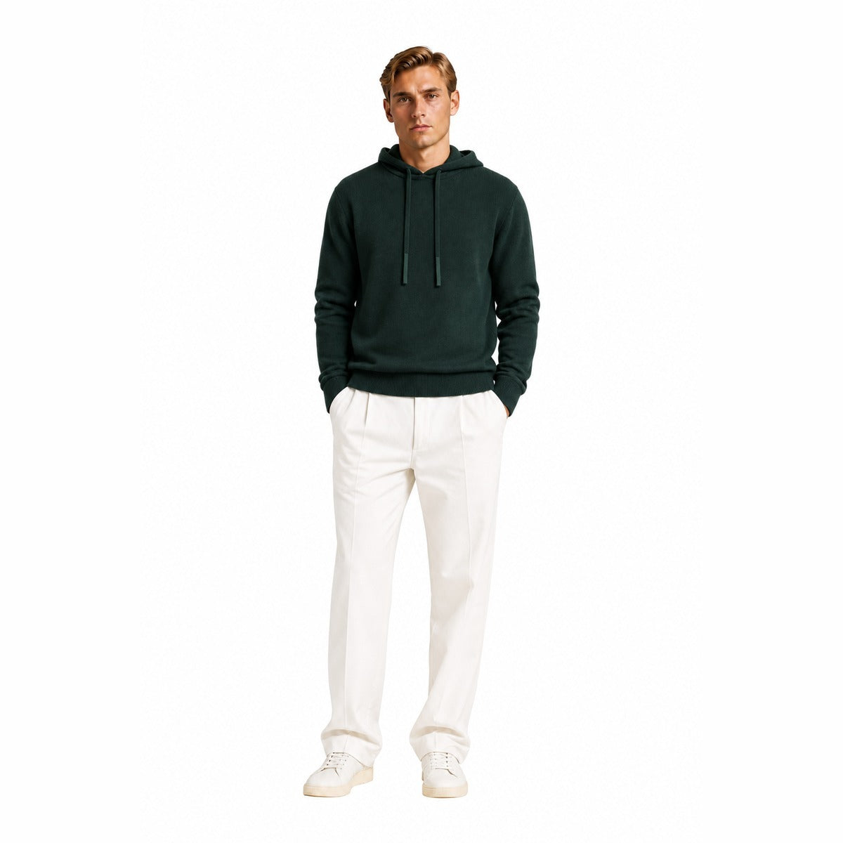 Maglia Uomo CRUISE MI3246H FORESTA NERO Maglia con cappuccio Verde nero