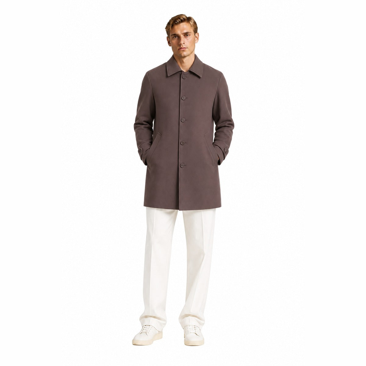 Giubbotto Uomo CRUISE MIG2713 FA Trench Colore Fango