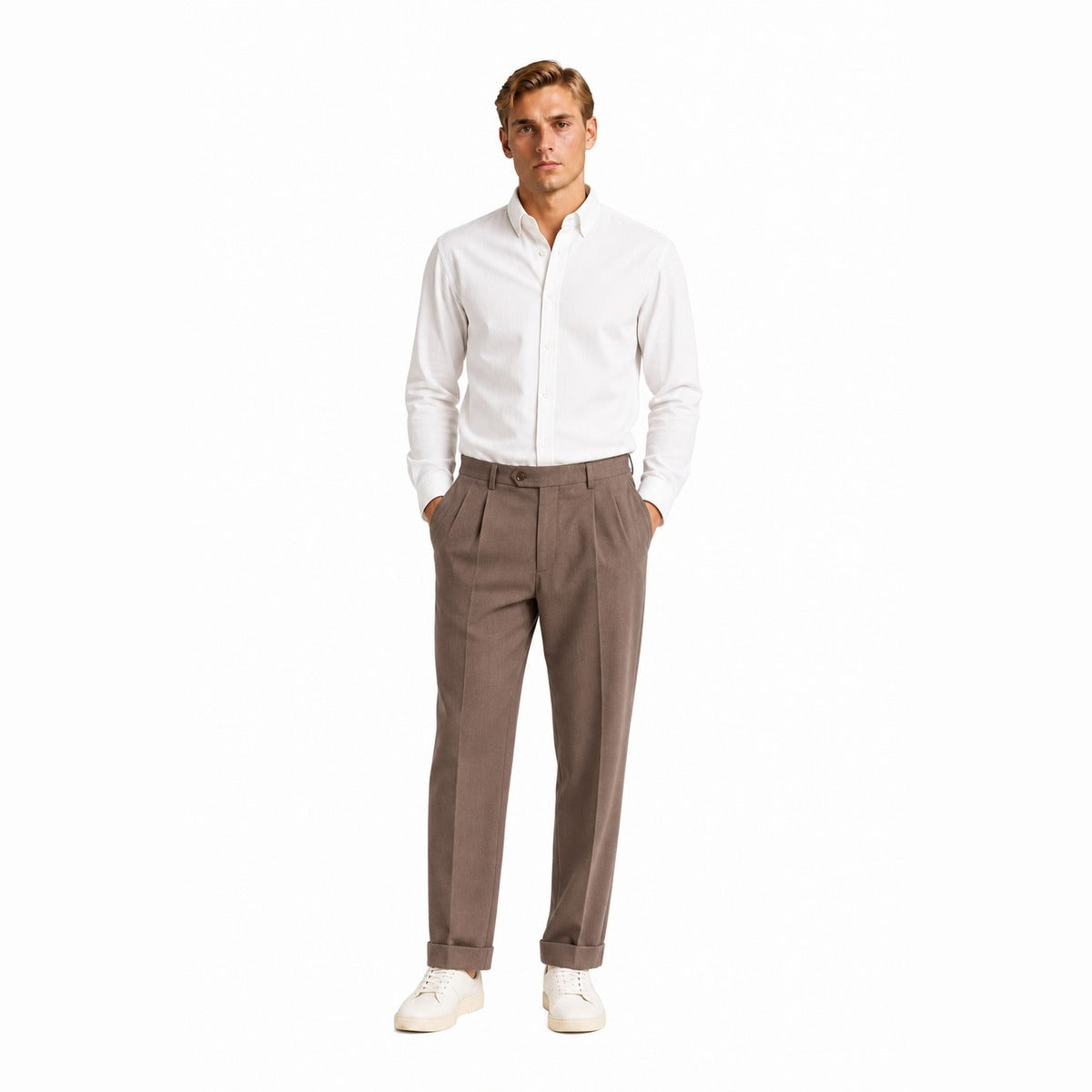 Pantalone Uomo CRUISE MIS2787 FA in Colore Fango
