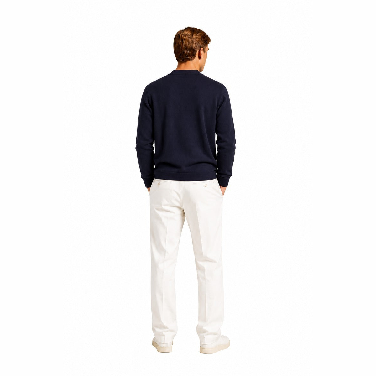 T-shirt Uomo CRUISE MTI602 BU con Collo Lupetto - Blu