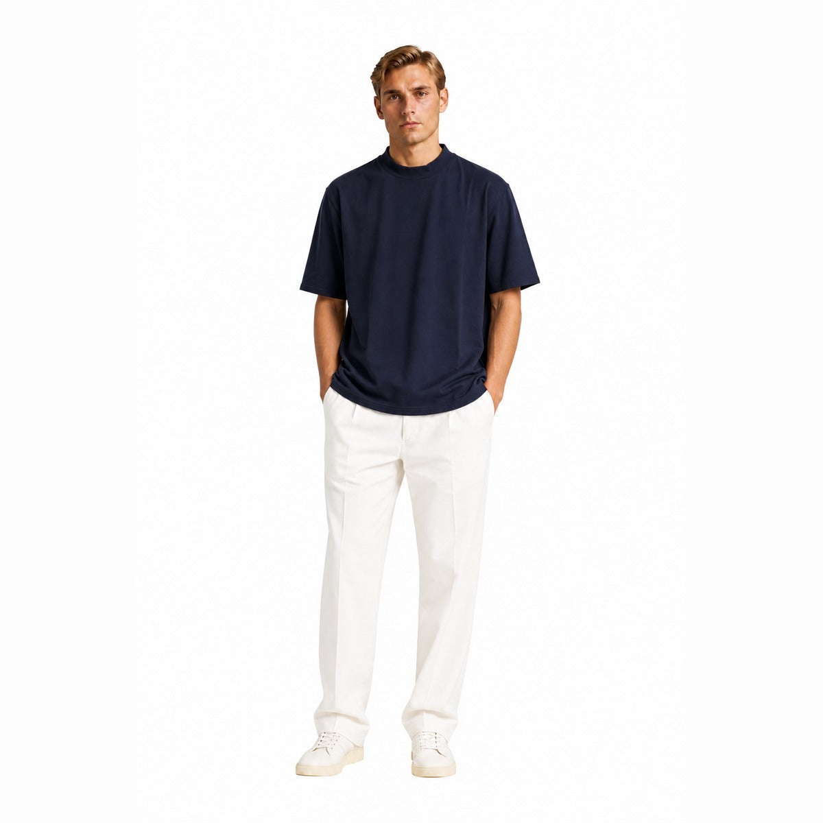T-shirt Uomo CRUISE MTI603 BU con Lupetto - Colore Blu