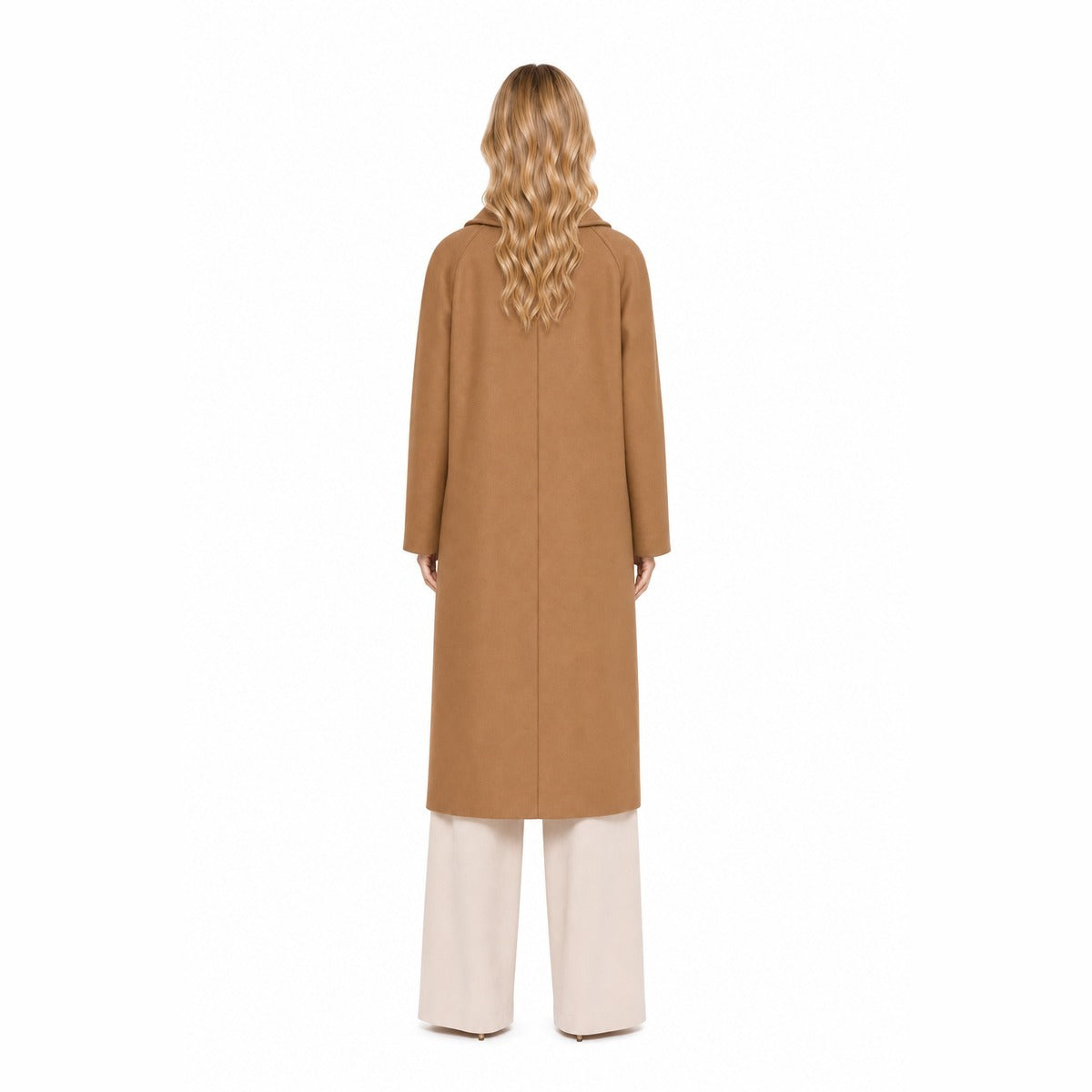 Cappotto Donna FAY in Lana Modello Vestaglia - Colore Corda