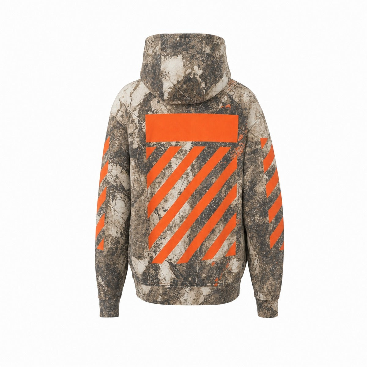 Felpa Bambino OFF-WHITE OWOLFJB06B 258 Diag Crew Neck Sweatshirt Multicolore
