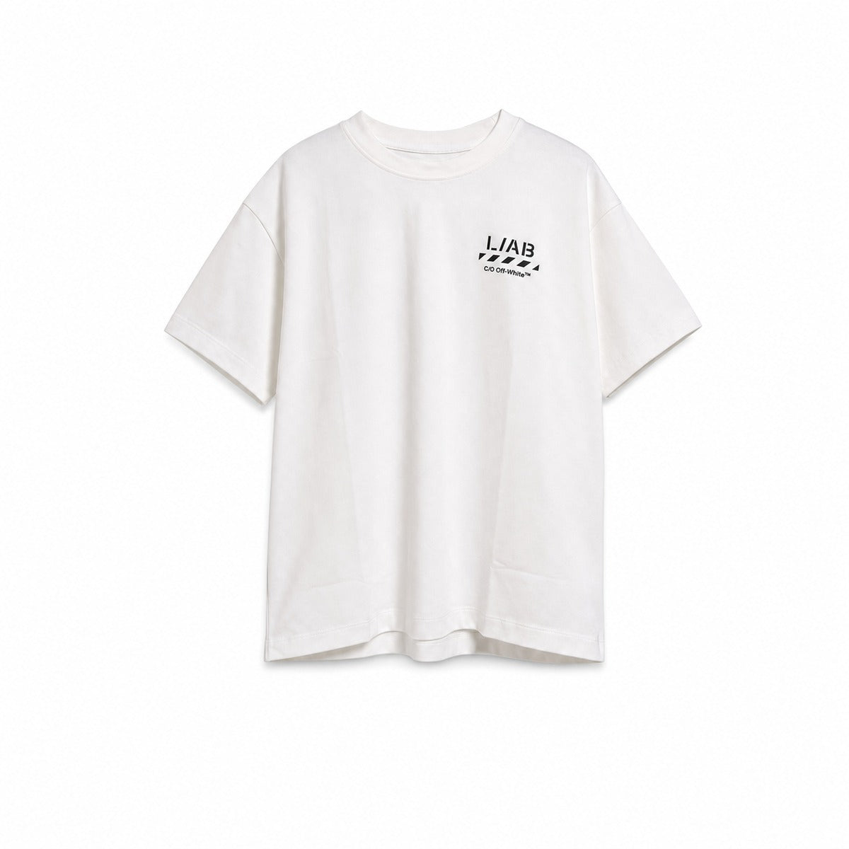 T-shirt Bambino OFF - WHITE OWOLFJB10B 100 Core Lab Tee in Bianco