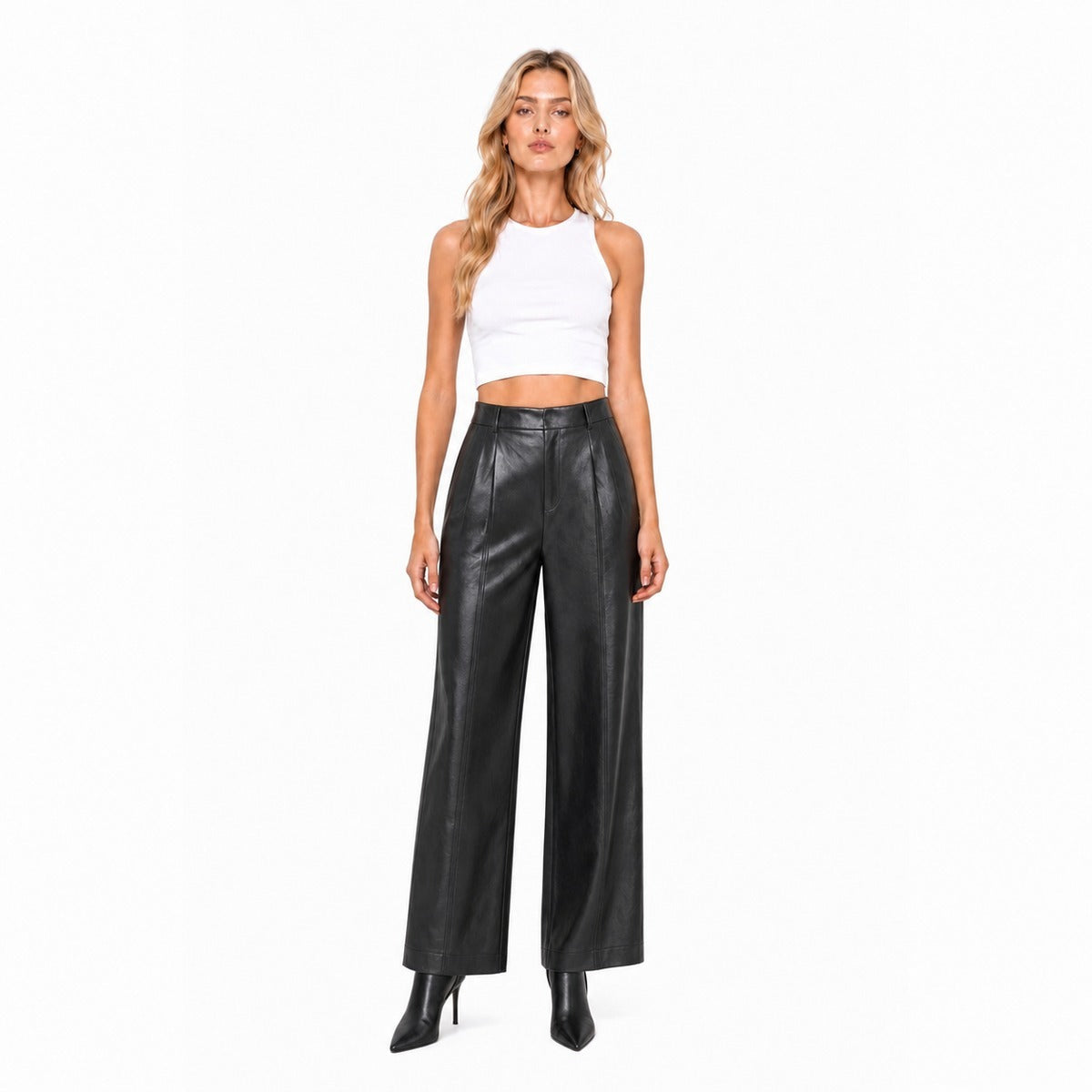 Pantalone Culotte Donna Nero - MANILA GRACE P034EU ME001