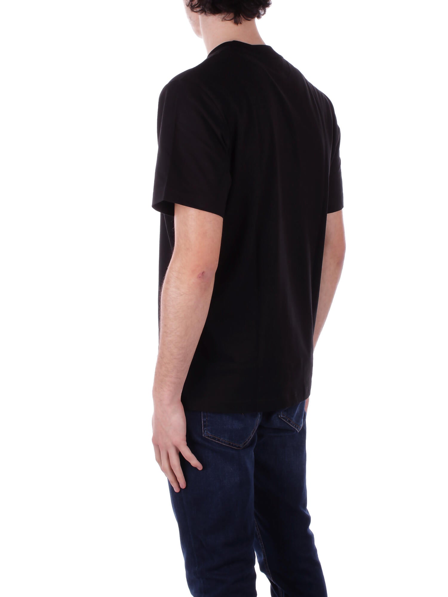 LACOSTE Uomo T-shirt TH7318 031 Tee shirt Nero