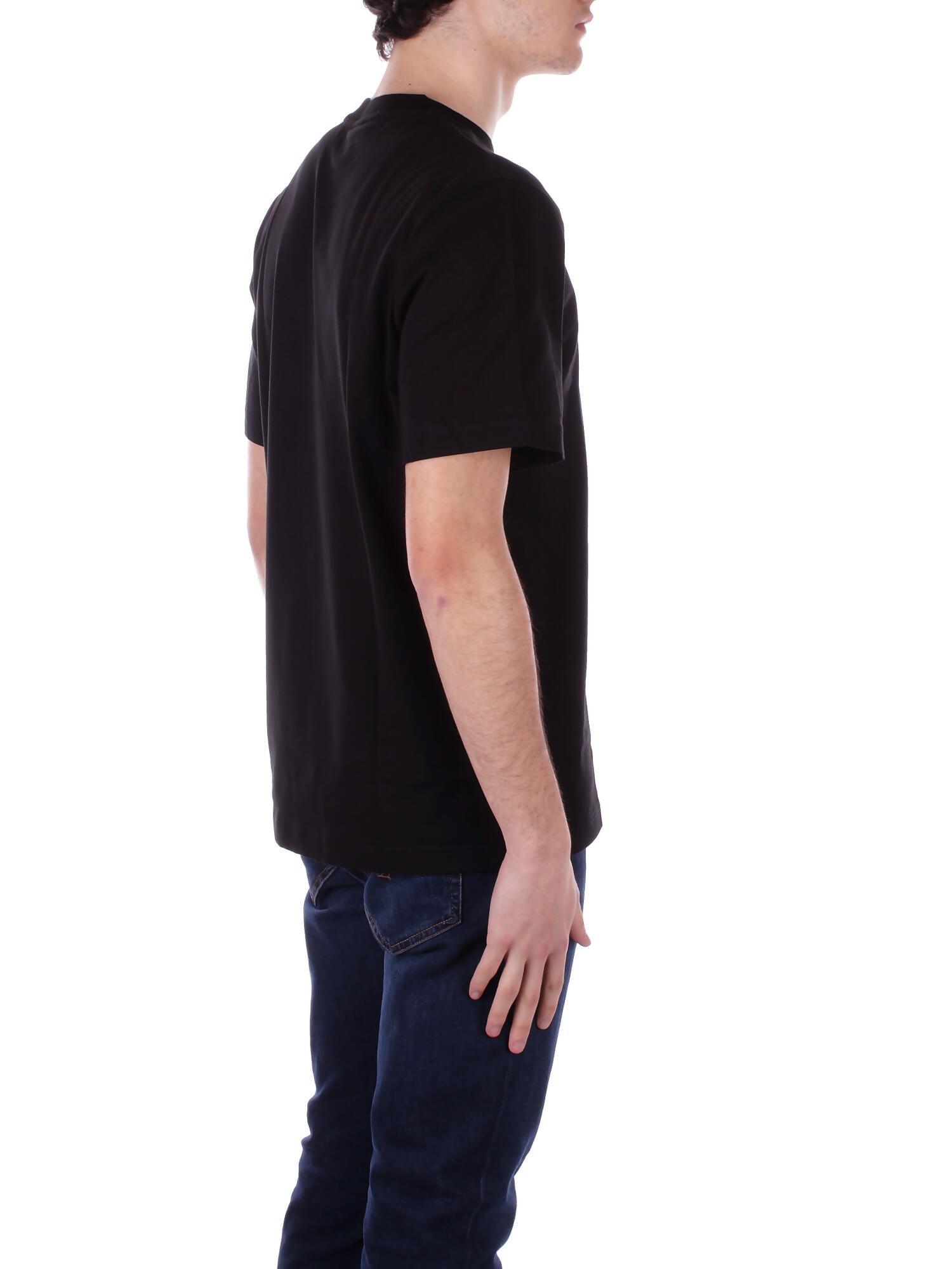 LACOSTE Uomo T-shirt TH7318 031 Tee shirt Nero