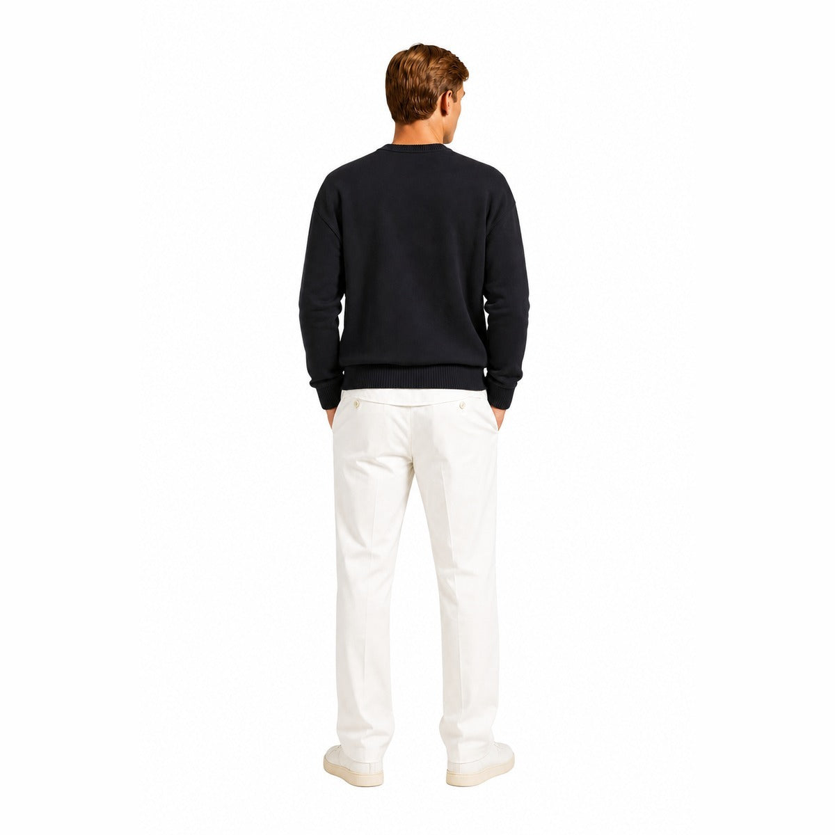 Felpa Uomo Palm Angels con Logo sul Collo - Modello PAMBA003FL001 1003