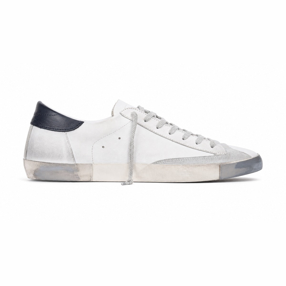 Sneakers Uomo PHILIPPE MODEL PARIS PRLU MA02 Foxy lamine' Bianco argento