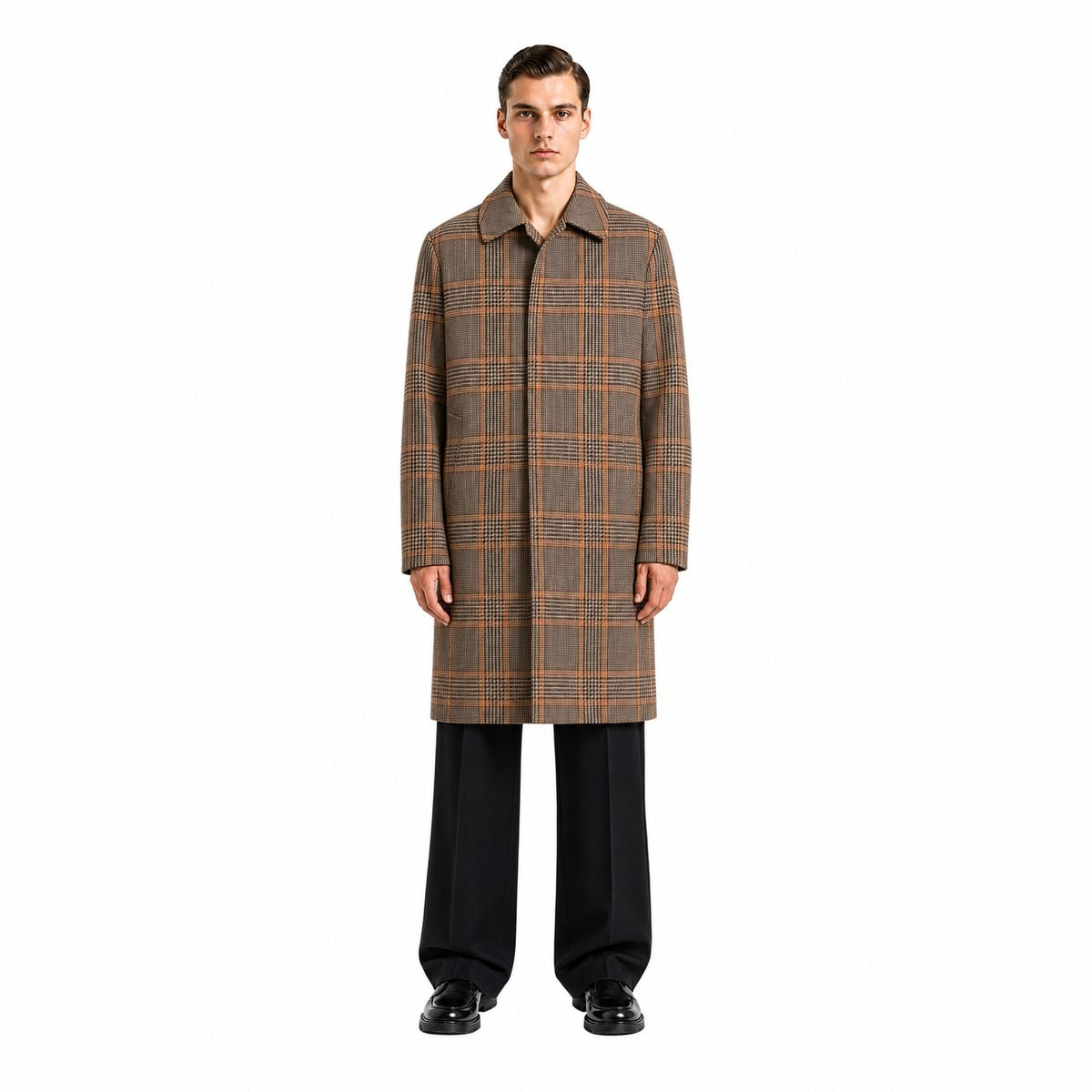 Cappotto Uomo TAGLIATORE SALOMON340369 EN924 2111 Cappotto sfoderato salomon/s Nero