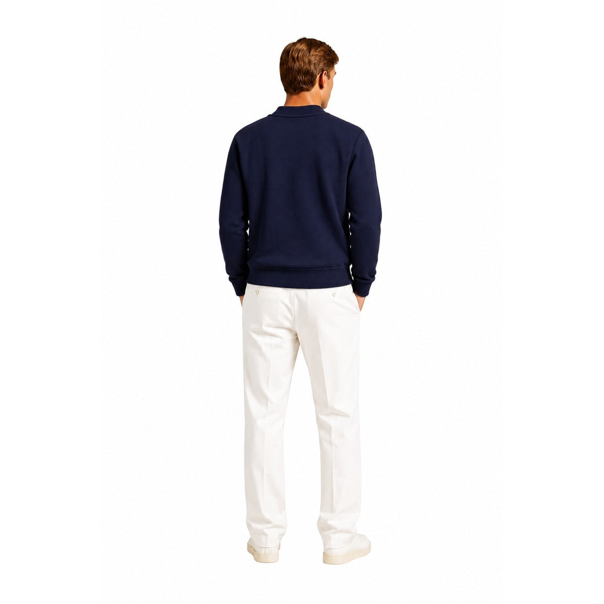 Felpa da Uomo LACOSTE SH9801 166 in Blu