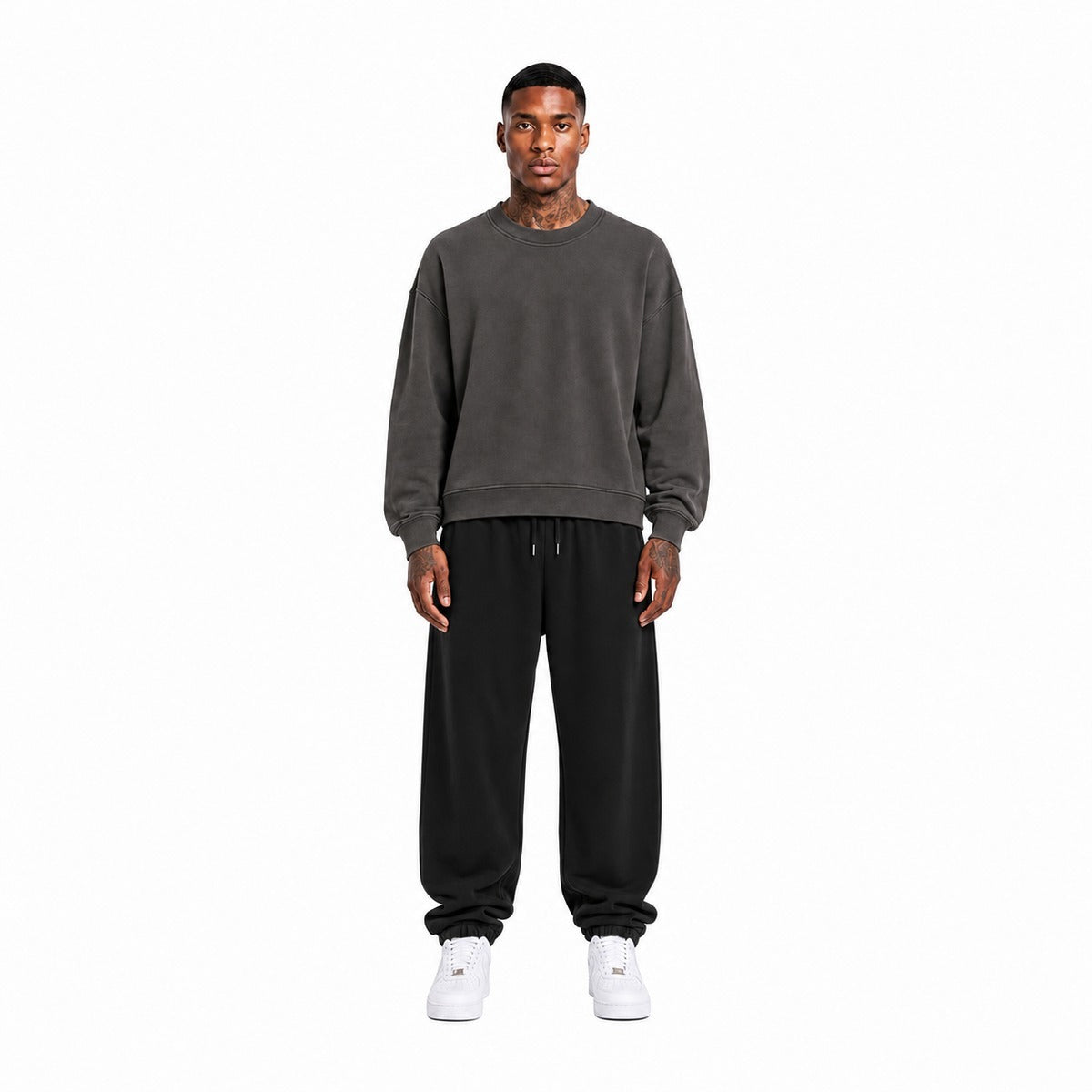 Felpa Uomo JOHN RICHMOND UMA26034FE - Felpa Coffee Crew Neck