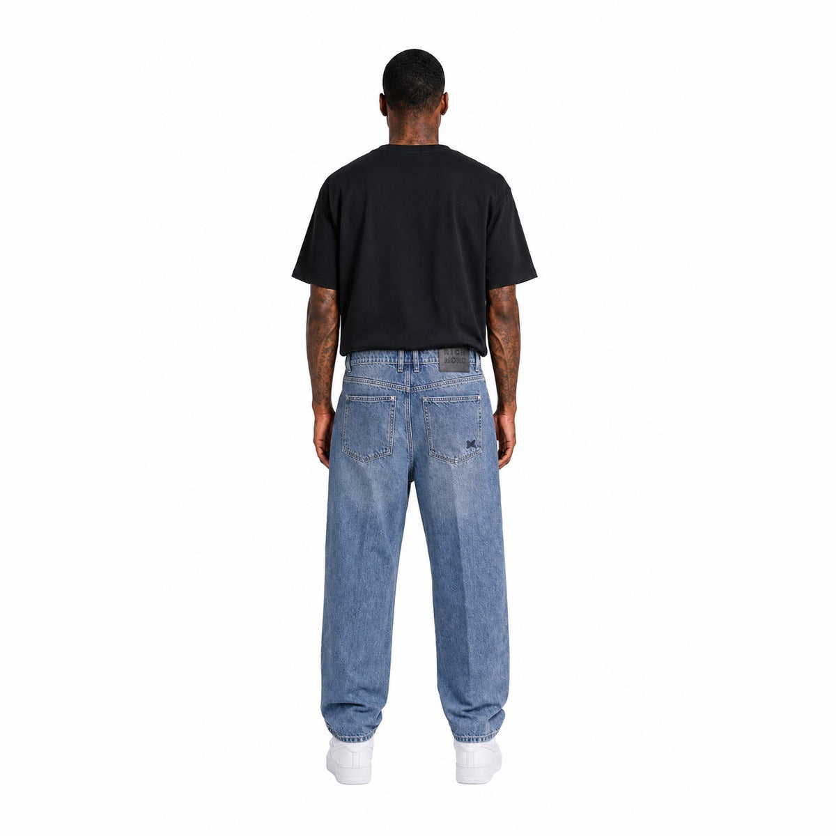 Jeans Uomo JOHN RICHMOND UMA26139JE in Denim Blu Medio - Vestibilità Straight Leg