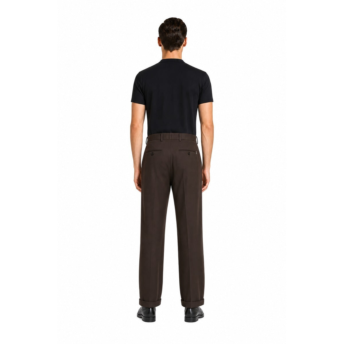Pantalone Uomo DONDUP UP235 OS0121U 002 730 Gaubert slim-fit chinos in str Brown