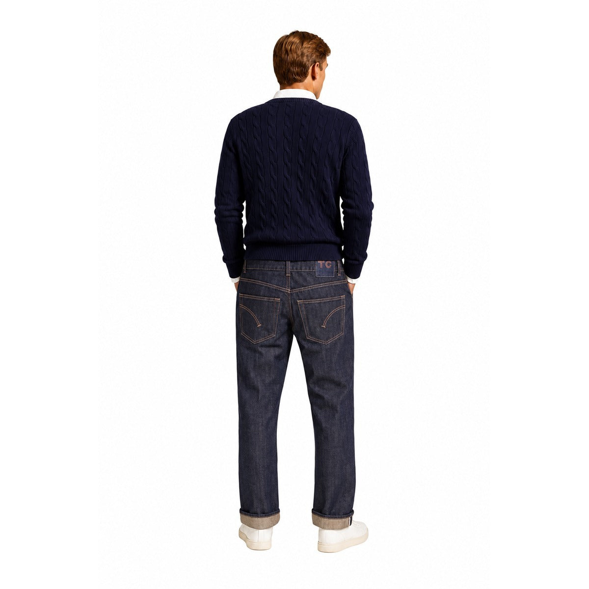 Jeans Uomo DONDUP UP612 DFK336U MH2 800 Paco Loose-Fit 5-Pocket Blu