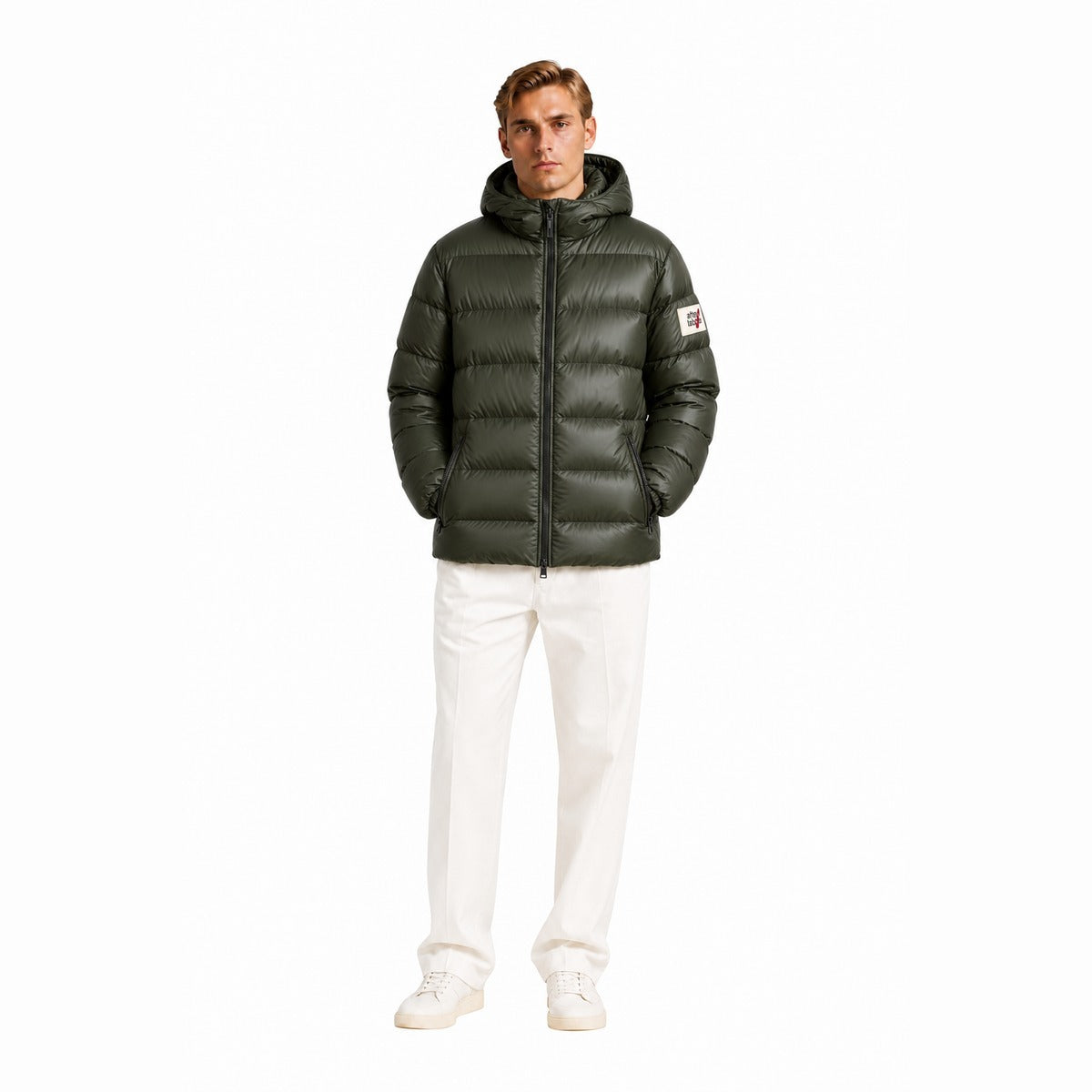 Giubbotto Uomo AFTER LABEL VERBIERN051 899 in Verde Scuro