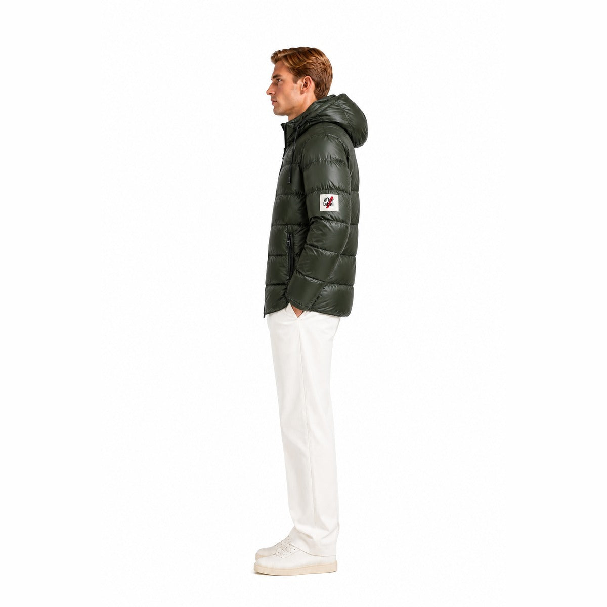 Giubbotto Uomo AFTER LABEL VERBIERN051 899 in Verde Scuro