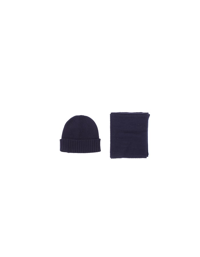WOOLRICH Hat + scarf Blue