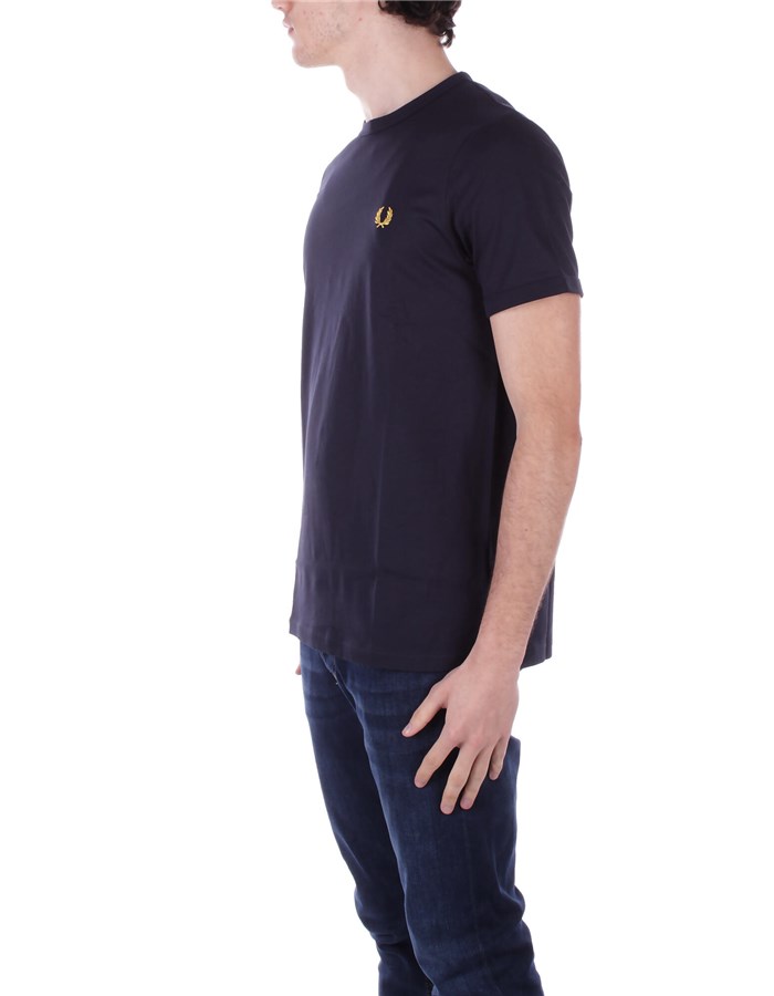 FRED PERRY Manica Corta Navy royal