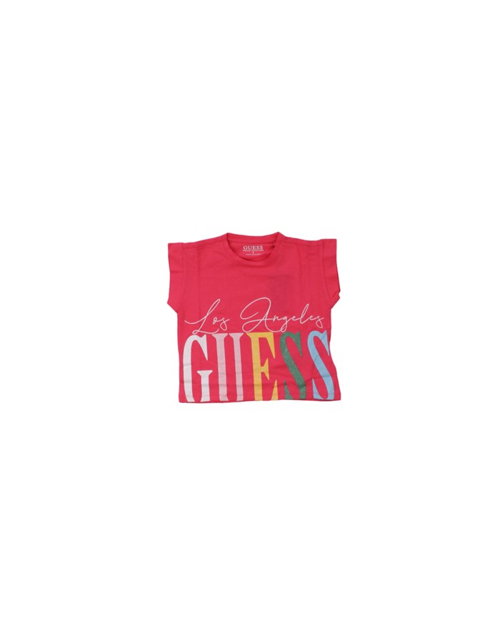 GUESS Manica Corta Pink