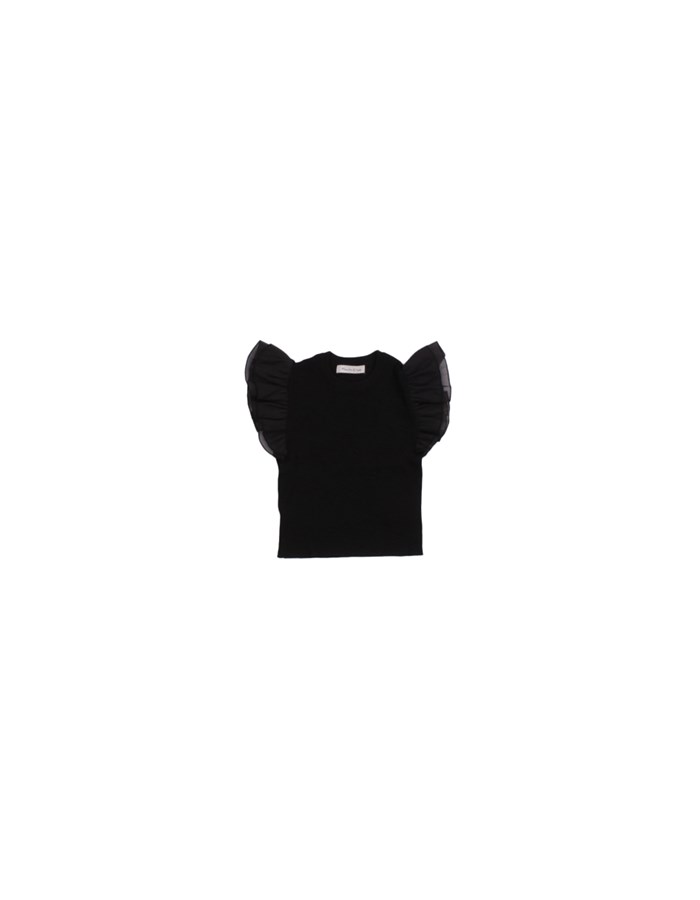 MANILA GRACE T-shirt Manica Corta 158TMJS25 Nero