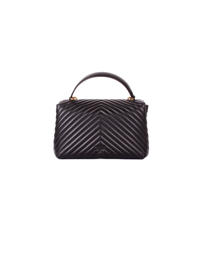 PINKO Borsa Nero gold