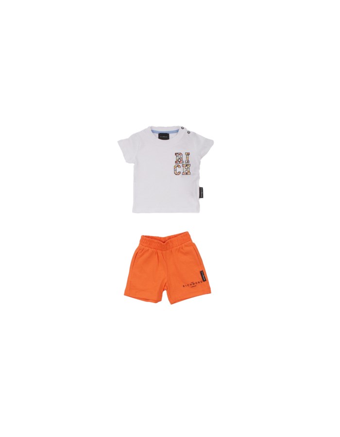 JOHN RICHMOND T-shirt + Shorts Orange white