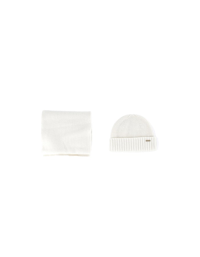 WOOLRICH Hat + scarf Cream