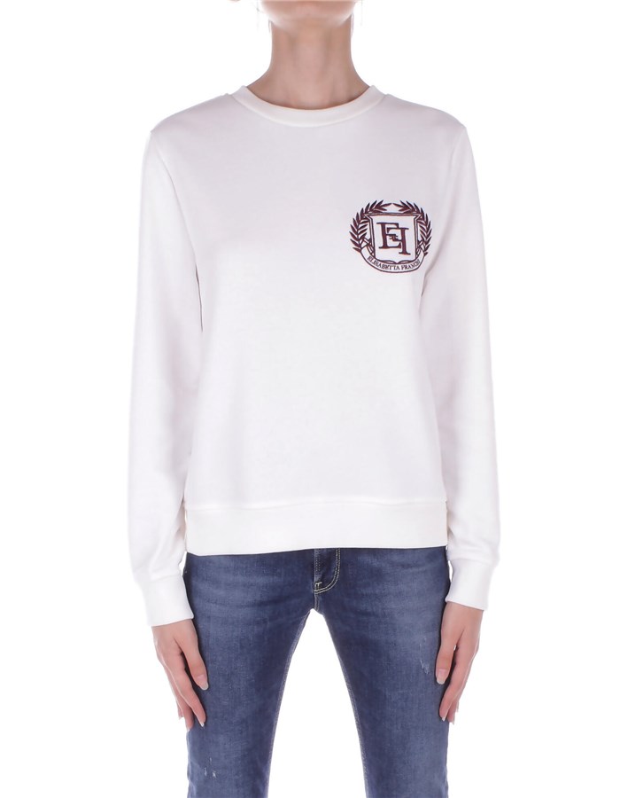 ELISABETTA FRANCHI Crewneck  Ivory