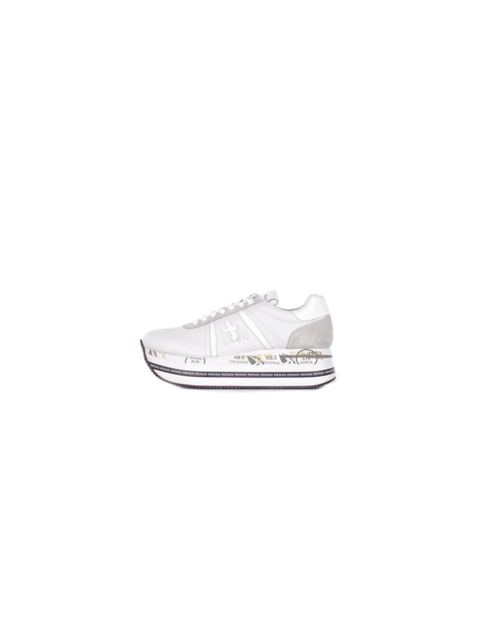 PREMIATA Sneakers Alte BETH Bianco beige