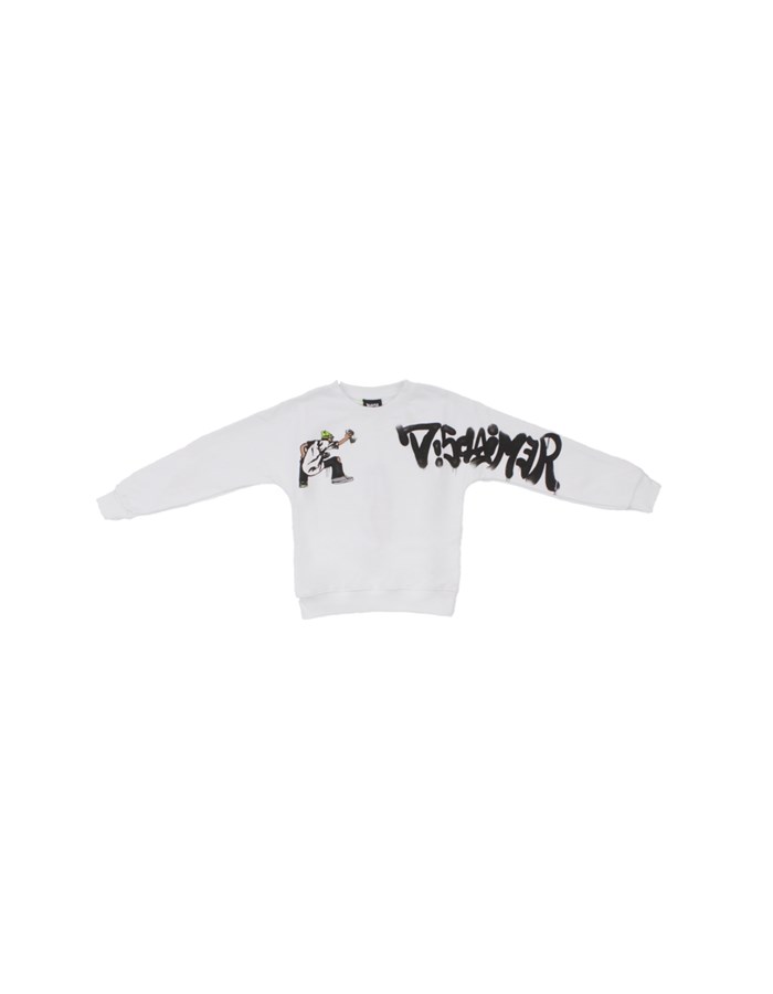 DISCLAIMER Crewneck  White